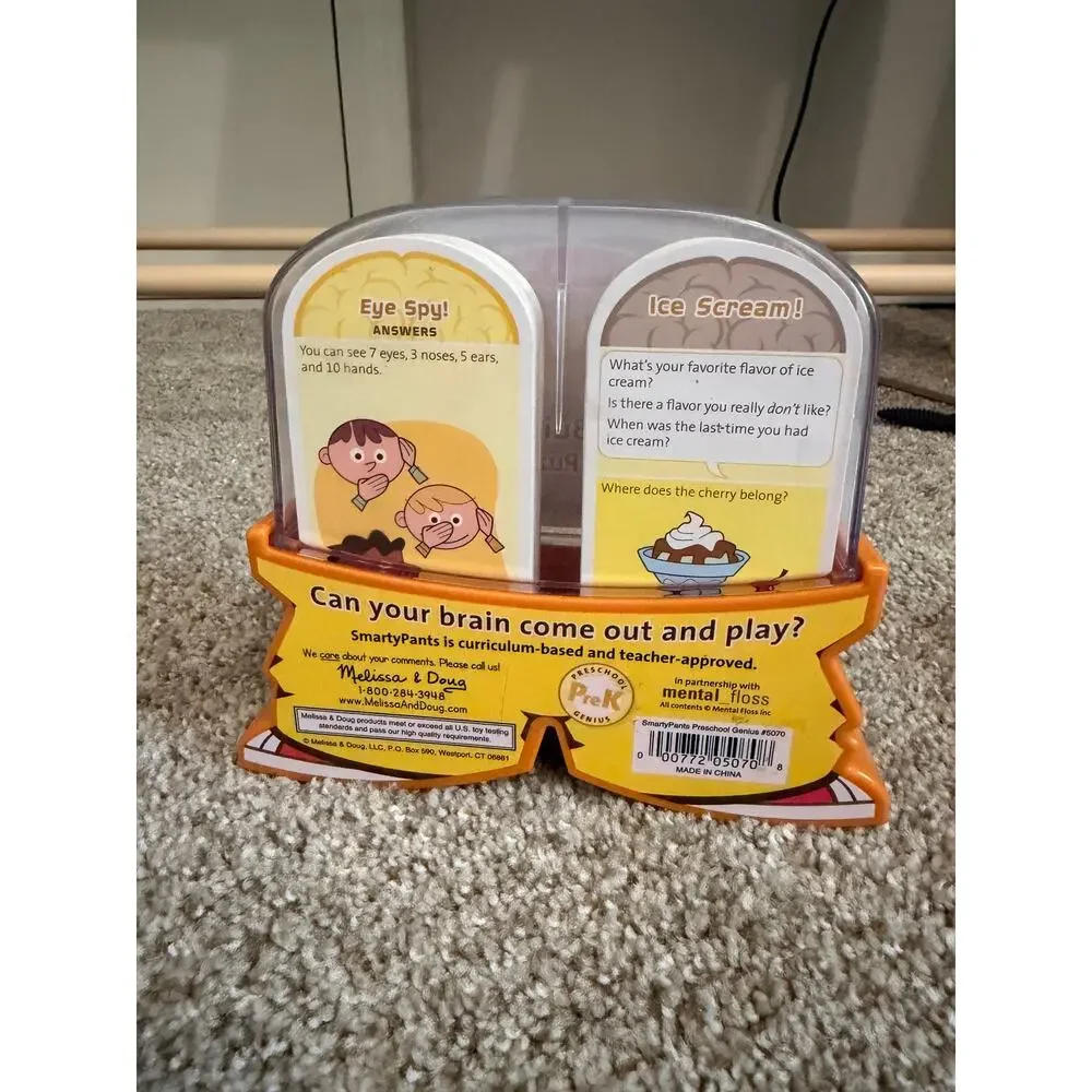 Melissa & Doug Smarty Pants Preschool Brain Building Cards